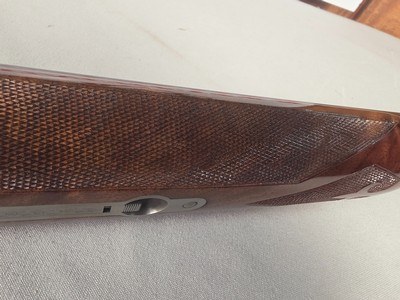 9021 Winchester Model 23 Golden Quail, 20 Gauge, 26” barrels, IC/MOD, only 500 made, this is number 82, beautiful wood AAA+++ feather crotch, 14 1/4 L - Image 20 of 25