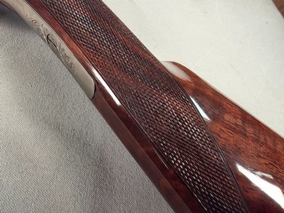 9021 Winchester Model 23 Golden Quail, 20 Gauge, 26” barrels, IC/MOD, only 500 made, this is number 82, beautiful wood AAA+++ feather crotch, 14 1/4 L - Image 9 of 25