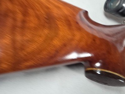 9406Mauser 98 custom, 270 Cal, 24” barrel, Tasco 3.5x10x50, floated barrel, gun smith special, More pictures at DawsonsDoubles DOT COM - Image 21 of 25
