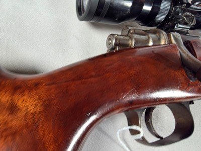 9406Mauser 98 custom, 270 Cal, 24” barrel, Tasco 3.5x10x50, floated barrel, gun smith special, More pictures at DawsonsDoubles DOT COM - Image 20 of 25
