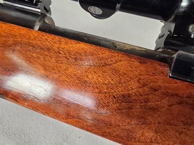 9406Mauser 98 custom, 270 Cal, 24” barrel, Tasco 3.5x10x50, floated barrel, gun smith special, More pictures at DawsonsDoubles DOT COM - Image 7 of 25