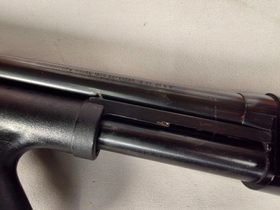 9389Winchester 1300 12 Gauge, 18 1/2 barrel, with side kick shell holder, gunsmith special. More pictures at DawsonsDoubles DOT COM - Image 5 of 13