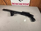 9389Winchester 1300 12 Gauge, 18 1/2 barrel, with side kick shell holder, gunsmith special. More pictures at DawsonsDoubles DOT COM