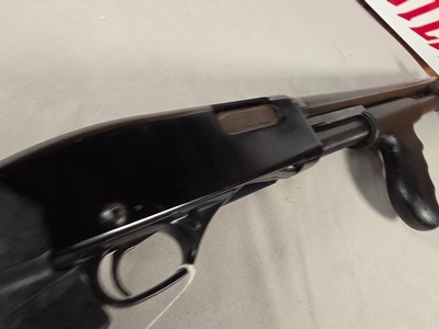 9389Winchester 1300 12 Gauge, 18 1/2 barrel, with side kick shell holder, gunsmith special. More pictures at DawsonsDoubles DOT COM - Image 12 of 13