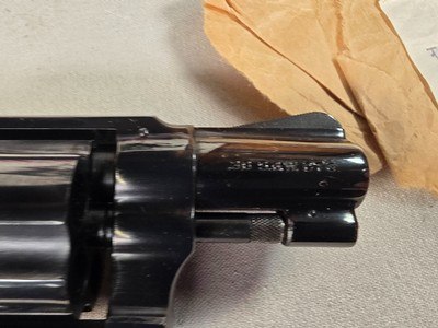 9423Smith & Wesson Model 32 32-1, 5 shot, 2” barrel, 38 Smith & Wesson Caliber, sold November 18, 1967 sales slip, correct box, plus all paperwork, - Image 8 of 25