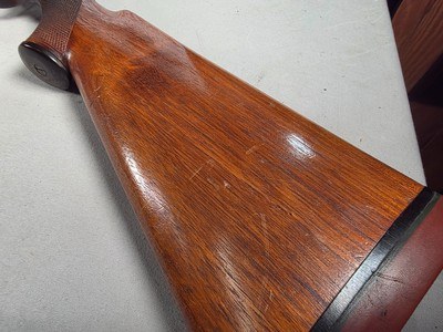 9435Western field 325, Miruku Japan made for Montgomery Ward, 12 Gauge, Mod/full, 30” barrels, Double trigger, extractors, checkered forfend. - Image 3 of 20