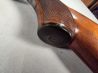 9435Western field 325, Miruku Japan made for Montgomery Ward, 12 Gauge, Mod/full, 30” barrels, Double trigger, extractors, checkered forfend. - Image 5 of 20