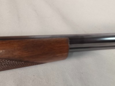 9435Western field 325, Miruku Japan made for Montgomery Ward, 12 Gauge, Mod/full, 30” barrels, Double trigger, extractors, checkered forfend. - Image 15 of 20