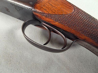 9435Western field 325, Miruku Japan made for Montgomery Ward, 12 Gauge, Mod/full, 30” barrels, Double trigger, extractors, checkered forfend. - Image 6 of 20
