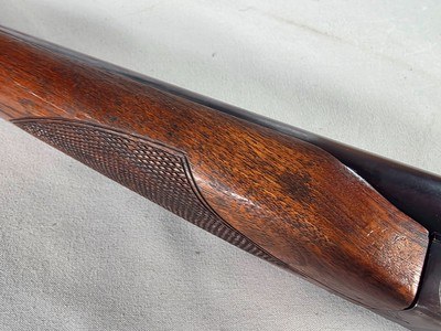 9435Western field 325, Miruku Japan made for Montgomery Ward, 12 Gauge, Mod/full, 30” barrels, Double trigger, extractors, checkered forfend. - Image 8 of 20