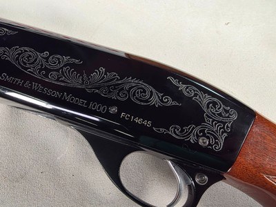 9432Smith and Wesson 1000 12 gauge, 28” barrels, mod screw in choke, vent rib, 2 steel beads, 14 1/4 LOP. - Image 7 of 25