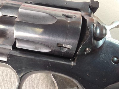 9434Ruger Security six, 357 mag, 6” Barrel, red ramp sight, Pachmyer presentation rubber grips, adjustable rear sight. - Image 4 of 15