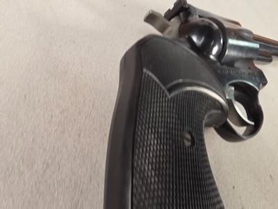 9434Ruger Security six, 357 mag, 6” Barrel, red ramp sight, Pachmyer presentation rubber grips, adjustable rear sight. - Image 15 of 15