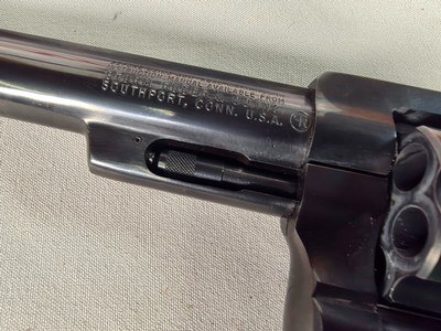 9434Ruger Security six, 357 mag, 6” Barrel, red ramp sight, Pachmyer presentation rubber grips, adjustable rear sight. - Image 5 of 15