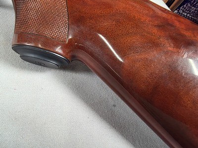 9429Remington 700 30.0622’ Barrel, Lightweight model, ebony tip, engine turned bolt, lightweight bolt handle, tapped for scope, A+ Fancy walnut, - Image 4 of 25