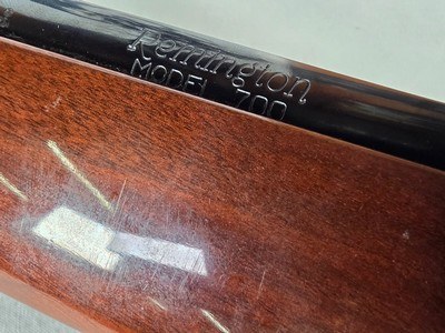 9429Remington 700 30.0622’ Barrel, Lightweight model, ebony tip, engine turned bolt, lightweight bolt handle, tapped for scope, A+ Fancy walnut, - Image 8 of 25