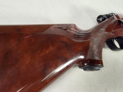 9429Remington 700 30.0622’ Barrel, Lightweight model, ebony tip, engine turned bolt, lightweight bolt handle, tapped for scope, A+ Fancy walnut, - Image 25 of 25