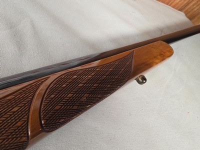 9427Remington 03-A3 sporter, 30-06, tapered barrel, engine turned bolt, diamond wooden in lays, plow shoe, pistol grip cap, soft pachmayer pad, tape - Image 14 of 21