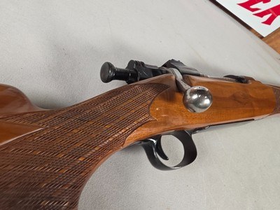 9427Remington 03-A3 sporter, 30-06, tapered barrel, engine turned bolt, diamond wooden in lays, plow shoe, pistol grip cap, soft pachmayer pad, tape - Image 17 of 21