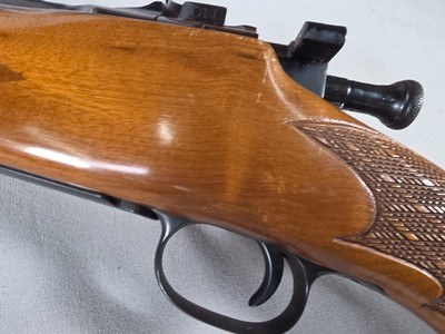 9427Remington 03-A3 sporter, 30-06, tapered barrel, engine turned bolt, diamond wooden in lays, plow shoe, pistol grip cap, soft pachmayer pad, tape - Image 19 of 21