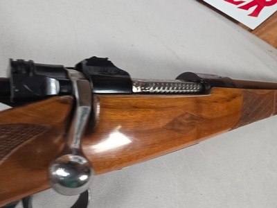 9427Remington 03-A3 sporter, 30-06, tapered barrel, engine turned bolt, diamond wooden in lays, plow shoe, pistol grip cap, soft pachmayer pad, tape - Image 16 of 21