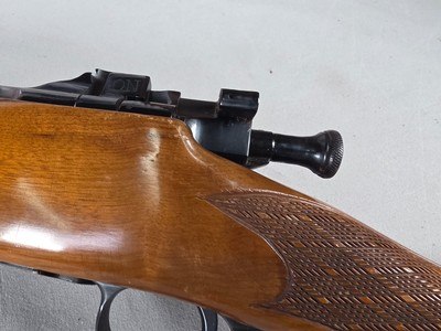 9427Remington 03-A3 sporter, 30-06, tapered barrel, engine turned bolt, diamond wooden in lays, plow shoe, pistol grip cap, soft pachmayer pad, tape - Image 6 of 21