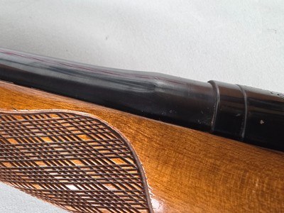 9427Remington 03-A3 sporter, 30-06, tapered barrel, engine turned bolt, diamond wooden in lays, plow shoe, pistol grip cap, soft pachmayer pad, tape - Image 10 of 21