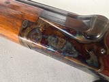 9436 Merkel Custom one of a kind, 12 gauge, scalloped receiver, cocking indicator,full/full fixed chokes, cheek piece, sling swivels, ejectors, gree - Image 8 of 25