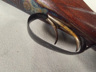 9436 Merkel Custom one of a kind, 12 gauge, scalloped receiver, cocking indicator,full/full fixed chokes, cheek piece, sling swivels, ejectors, gree - Image 6 of 25
