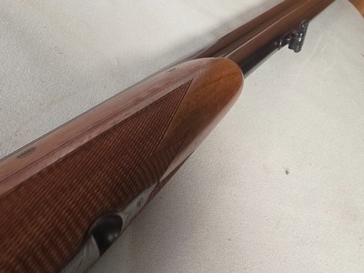 9436 Merkel Custom one of a kind, 12 gauge, scalloped receiver, cocking indicator,full/full fixed chokes, cheek piece, sling swivels, ejectors, gree - Image 17 of 25