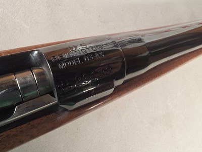 9425 Remington Sporter 03-A3, 30-06 Cal, Lyman Peep sight, hooded front sight, Schnable forearm, excellent walnut stock, blue 24” barrel, More picture - Image 11 of 22