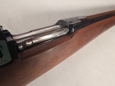 9425 Remington Sporter 03-A3, 30-06 Cal, Lyman Peep sight, hooded front sight, Schnable forearm, excellent walnut stock, blue 24” barrel, More picture - Image 13 of 22