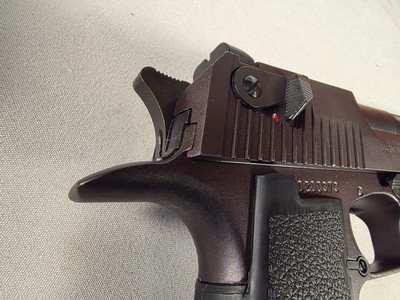 9440Desert Eagle VII 44 magnum, 6” Barrel, adjustable rear sight and trigger, 1995 Manufacture in Israel, 2 magazines, original case, excellent cond - Image 14 of 20