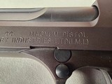 9440Desert Eagle VII 44 magnum, 6” Barrel, adjustable rear sight and trigger, 1995 Manufacture in Israel, 2 magazines, original case, excellent cond - Image 7 of 20