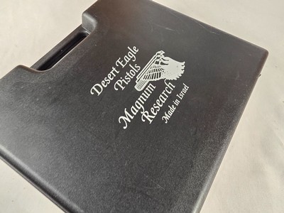 9440Desert Eagle VII 44 magnum, 6” Barrel, adjustable rear sight and trigger, 1995 Manufacture in Israel, 2 magazines, original case, excellent cond - Image 19 of 20
