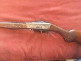 Remington Model 24 22 caliber Engraved with Carved Stock - 2 of 15