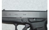 Glock ~ 43 ~ 9mm Luger - 5 of 7