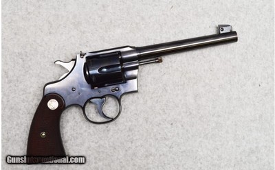 Colt ~ Officers Model ~ .38CAL