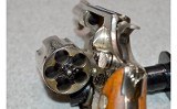 Smith & Wesson ~ 36-7 Custom Engraved Nickel Plated ~ .38 S&W Sp. - 3 of 10