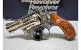 Smith & Wesson ~ 36-7 Custom Engraved Nickel Plated ~ .38 S&W Sp. - 2 of 10