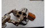 Smith & Wesson ~ 36-7 Custom Engraved Nickel Plated ~ .38 S&W Sp. - 10 of 10