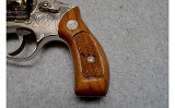 Smith & Wesson ~ 36-7 Custom Engraved Nickel Plated ~ .38 S&W Sp. - 4 of 10