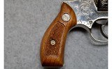 Smith & Wesson ~ 36-7 Custom Engraved Nickel Plated ~ .38 S&W Sp. - 6 of 10