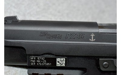 Sig Sauer ~ P226 MK25 ~ 9mm Luger - Image 5 of 5