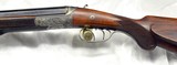 Sempert & Kreighoff Underlever 20 gauge single shotgun ornately engraved, silver inlay, UNIQUE - 4 of 14