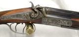 Sempert & Kreighoff Underlever 20 gauge single shotgun ornately engraved, silver inlay, UNIQUE - 10 of 14