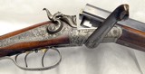 Sempert & Kreighoff Underlever 20 gauge single shotgun ornately engraved, silver inlay, UNIQUE - 11 of 14