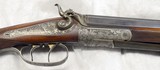 Sempert & Kreighoff Underlever 20 gauge single shotgun ornately engraved, silver inlay, UNIQUE - 1 of 14