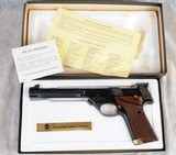 High Standard Supermatic Trophy Military .22LR pistol with box and papers - 1 of 15