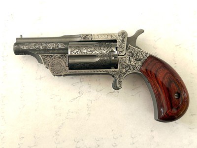 North American Arms (NAA) Top Break Ranger .22 Magnum- Hand Engraved Beauty!NEW.